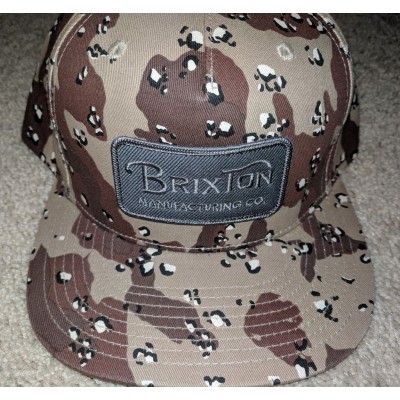  Brixton  Grade Camo Snapback Hat Cap NWT New  $29.99  eb-77224171